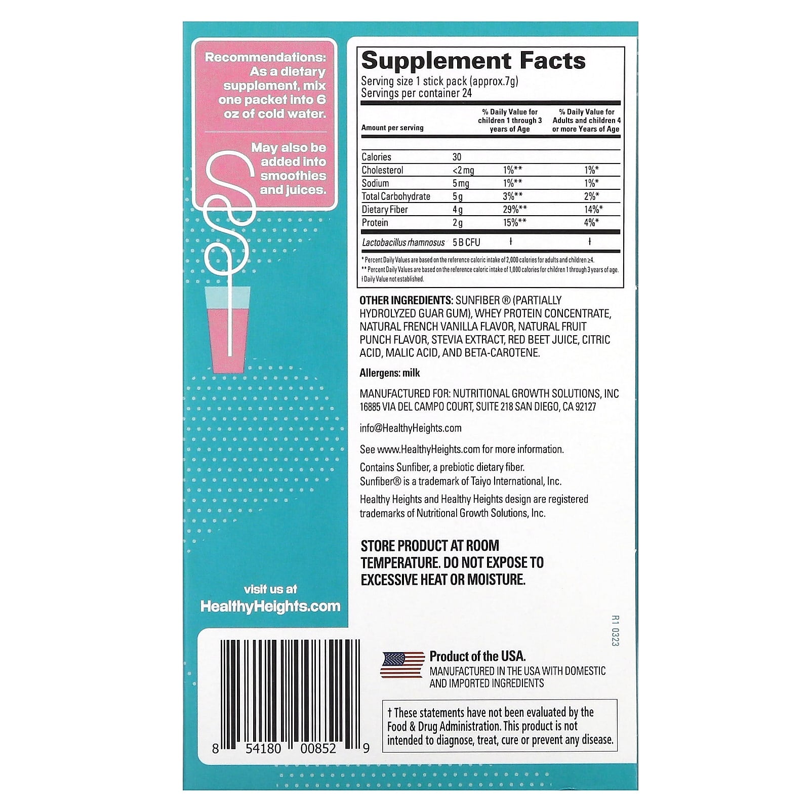 Healthy Gut Support for Kids with Prebiotic & Probiotic Fiber - Image 2