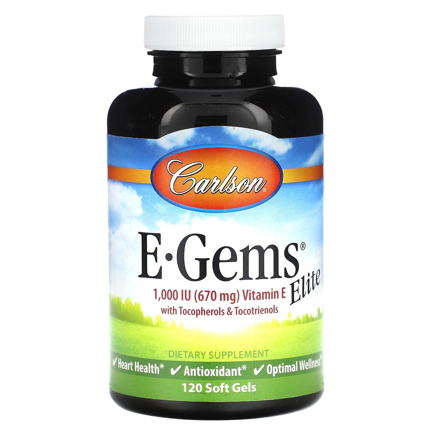 Carlson Vitamin E E-Gems Elite for Optimal Heart Health & Wellness - Image 1