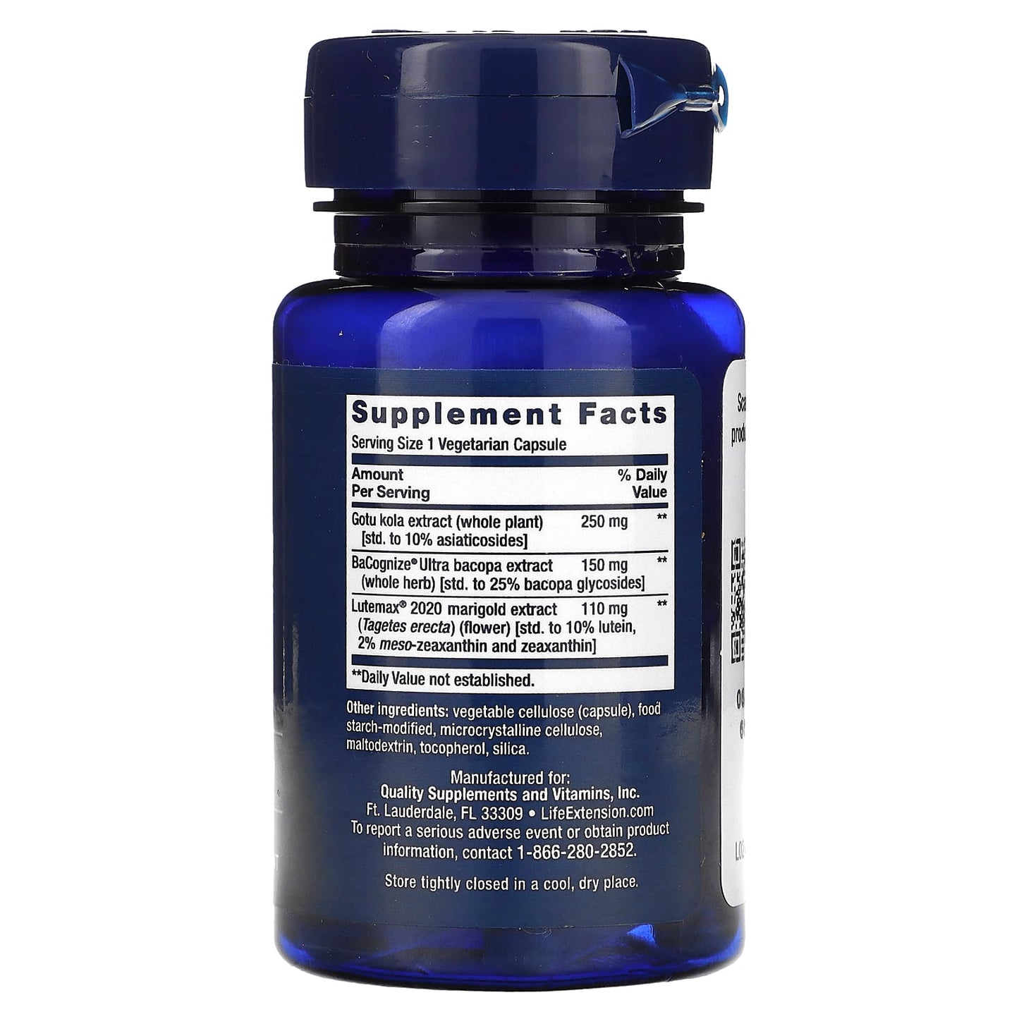 Life Extension, Quick Brain Nootropic, 30 Vegetarian Capsules - Image 2
