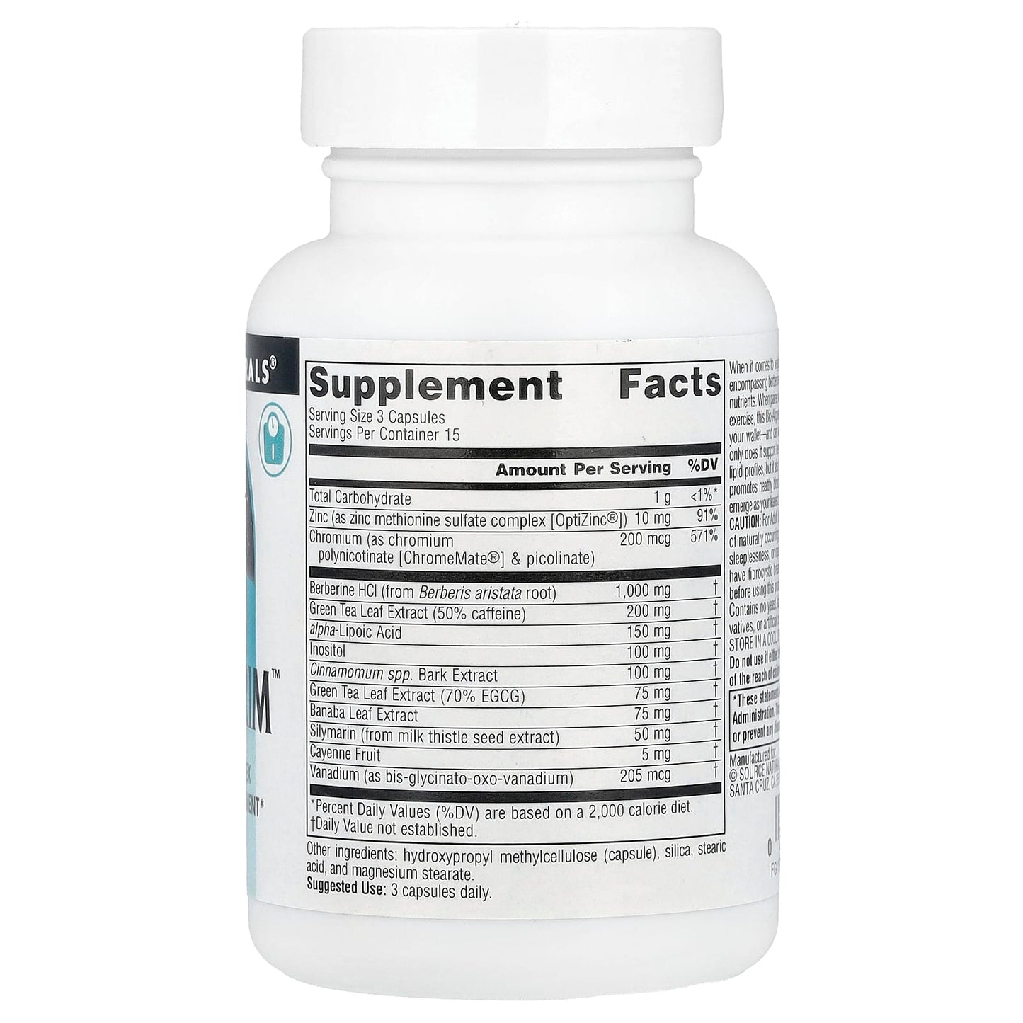 Source Naturals, BerberTrim™, 45 Capsules - Image 2