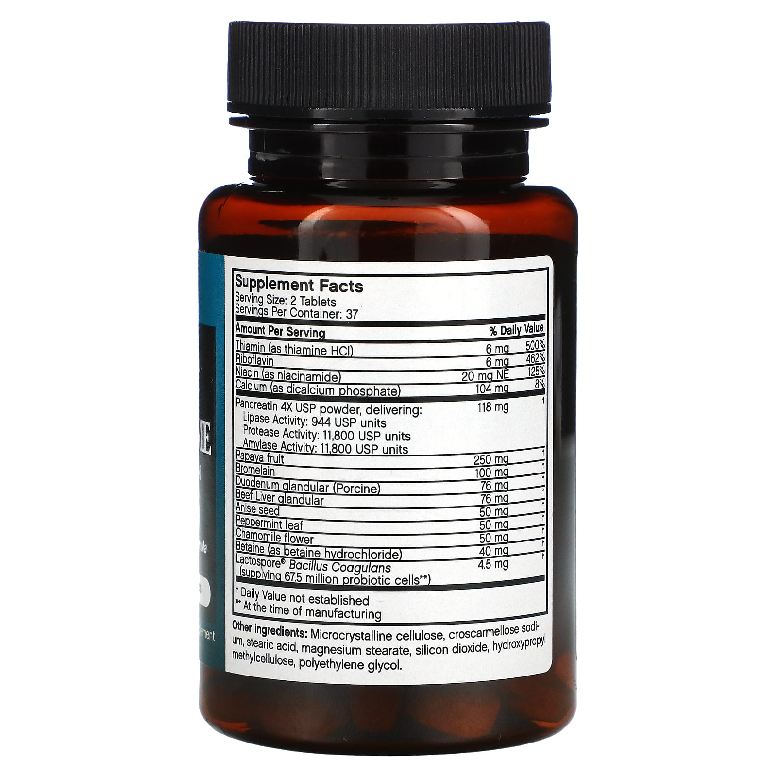 Futurebiotics Daily Enzyme Complex | 75 Tablets for Digestive Health - Image 2