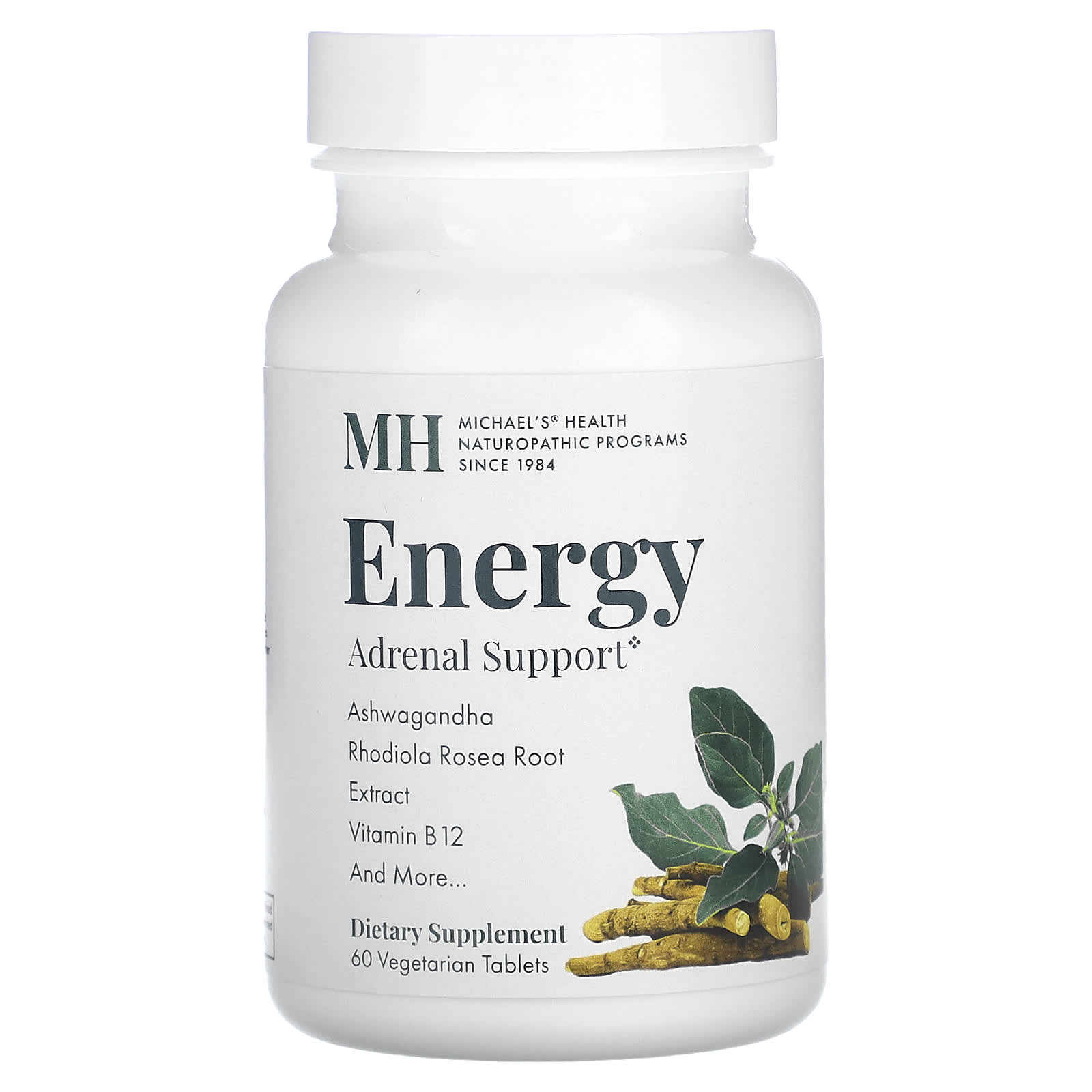 Michael's Health, Energy Adrenal Support, 60 Vegetarian Tablets - Image 1