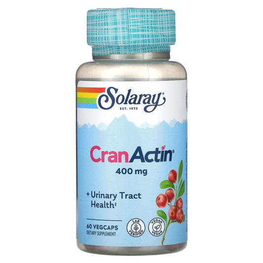 Solaray, CranActin, 400 mg, 60 VegCaps - Image 1