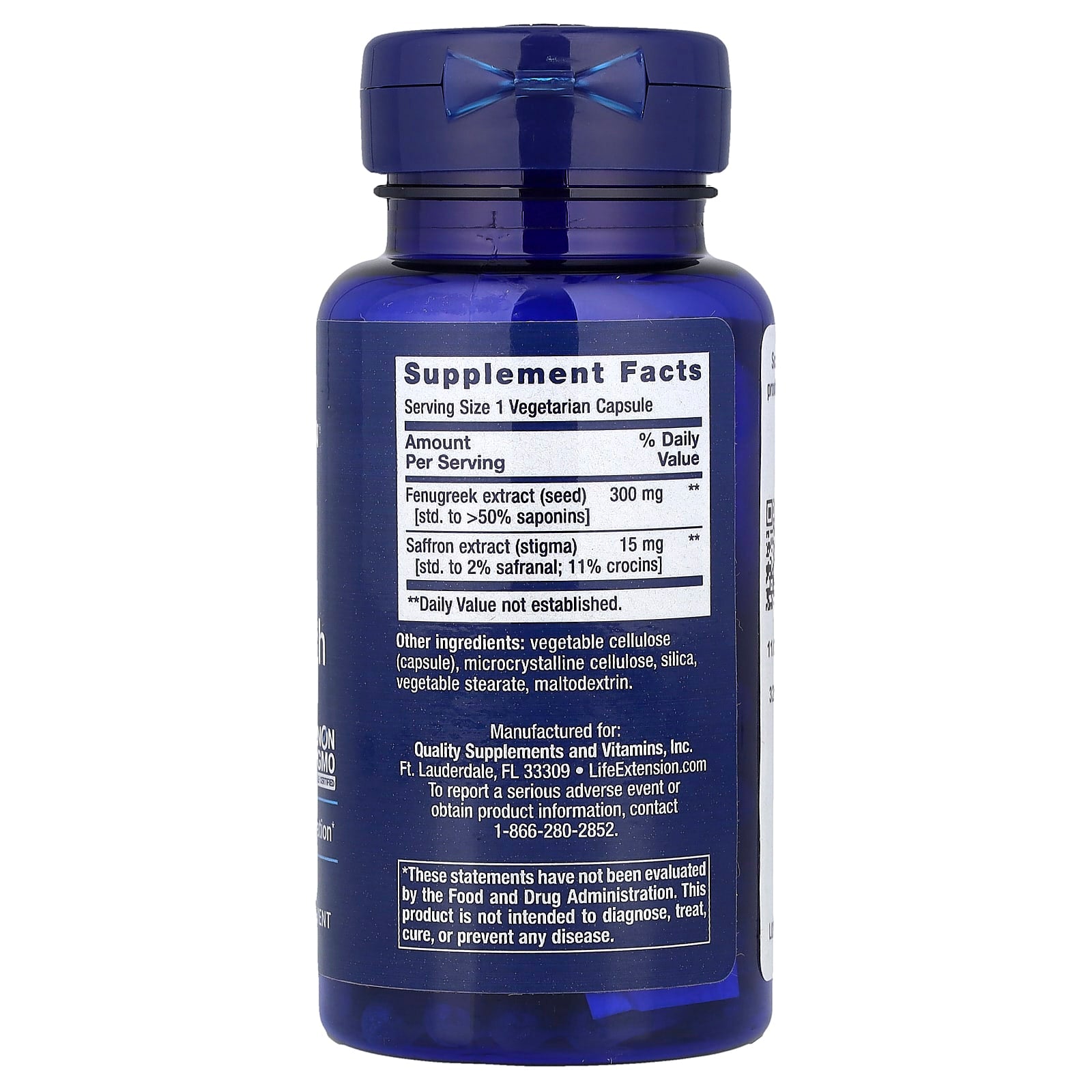 Life Extension, Women's Health, Sexual Health for Her, 60 Vegetarian Capsules - Image 2