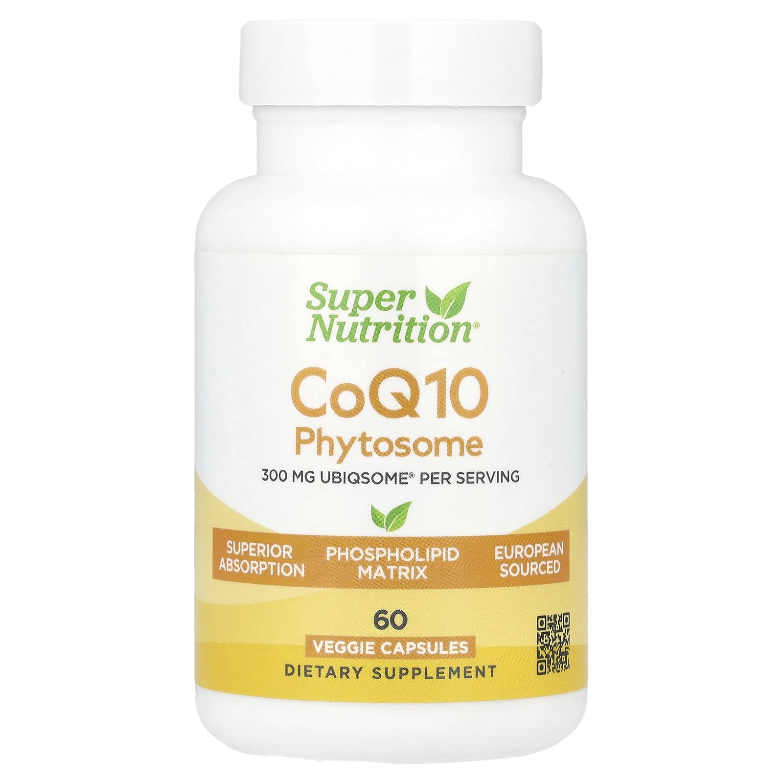 Boost Energy & Heart Health with CoQ10 Phytosome by Super Nutrition - Image 1