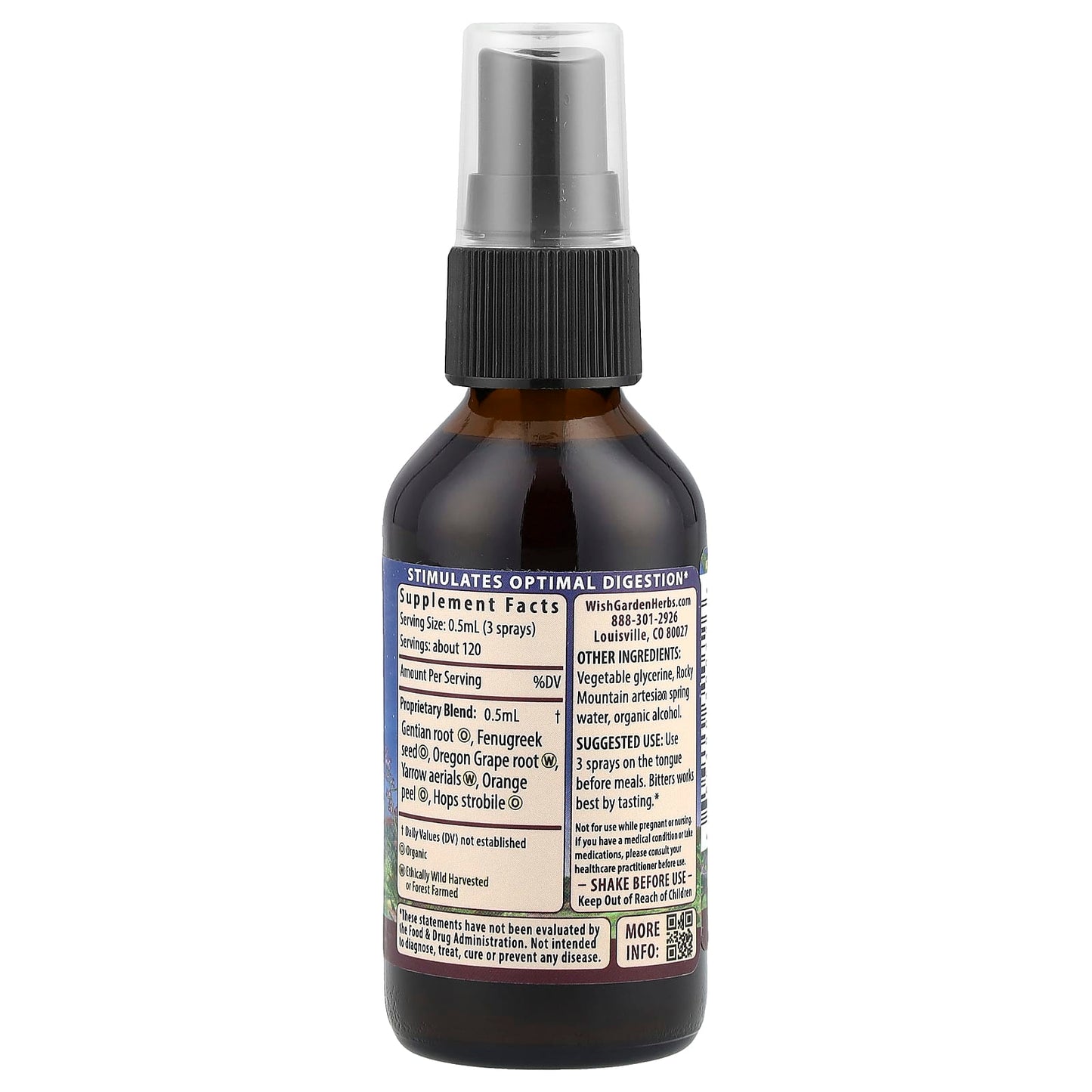 WishGarden Herbs, Badass™ Bitters, 2 fl oz (59 ml) - Image 2