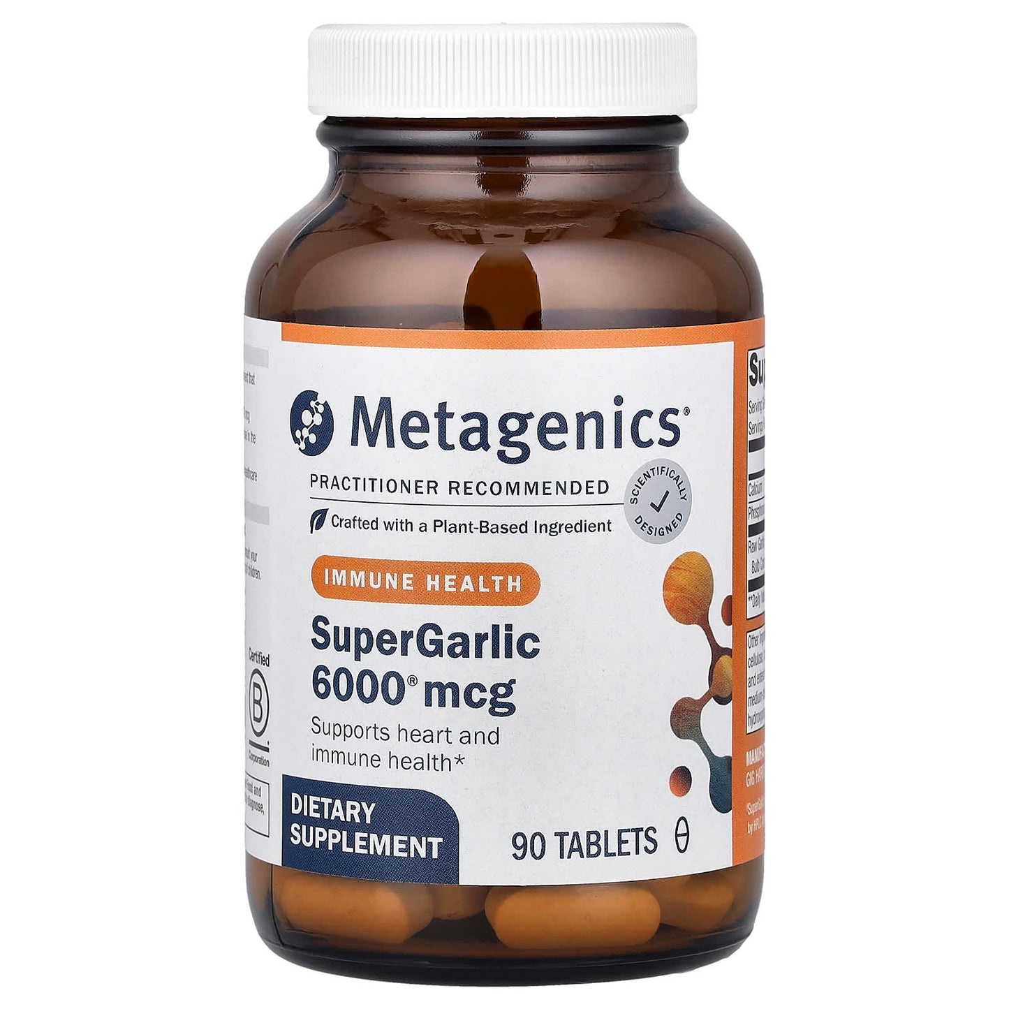 Metagenics, SuperGarlic 6000®, 90 Tablets - Image 1