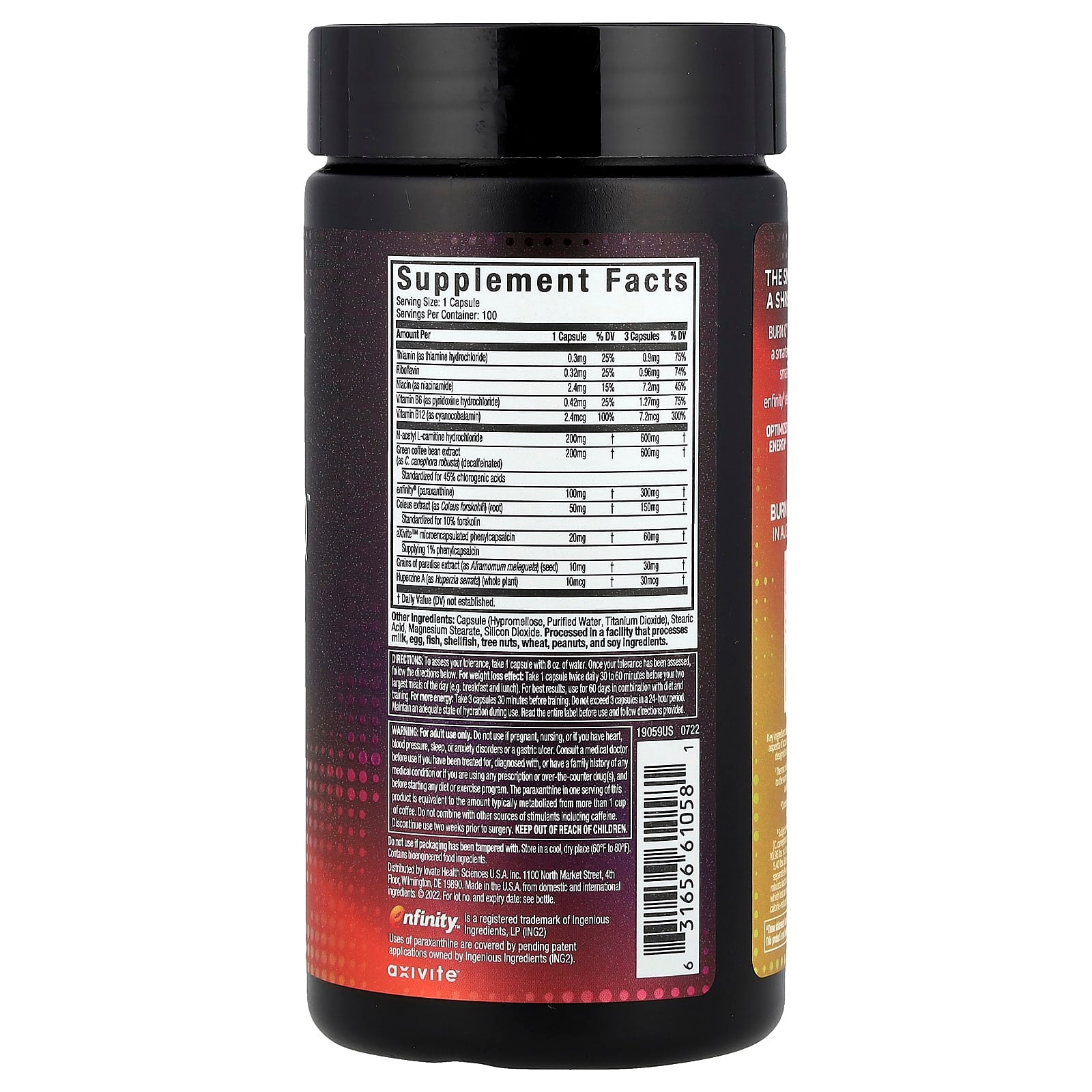 MuscleTech, Burn iQ™, Smart Thermo, 100 Capsules - Image 2