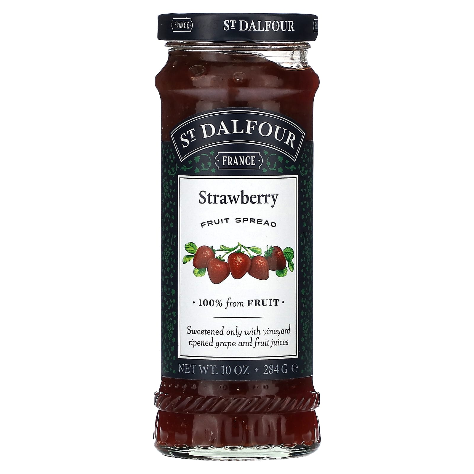 St. Dalfour, Strawberry Fruit Spread, 10 oz (284 g) - Image 1