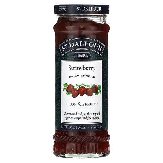 St. Dalfour, Strawberry Fruit Spread, 10 oz (284 g) - Image 1