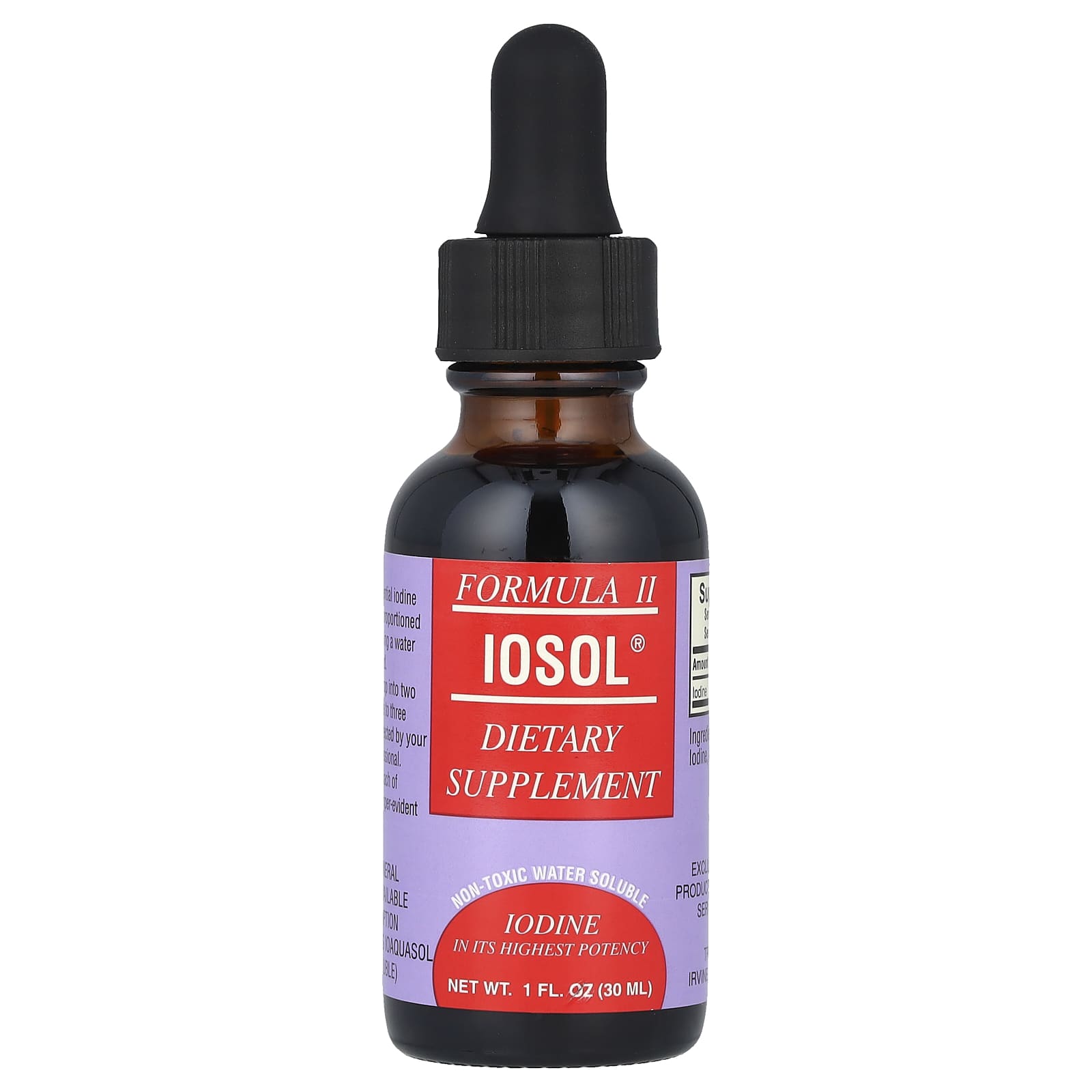 TPCS, Iosol® Formula II, 1 fl oz (30 ml) (1,830 mcg per Serving) - Image 1
