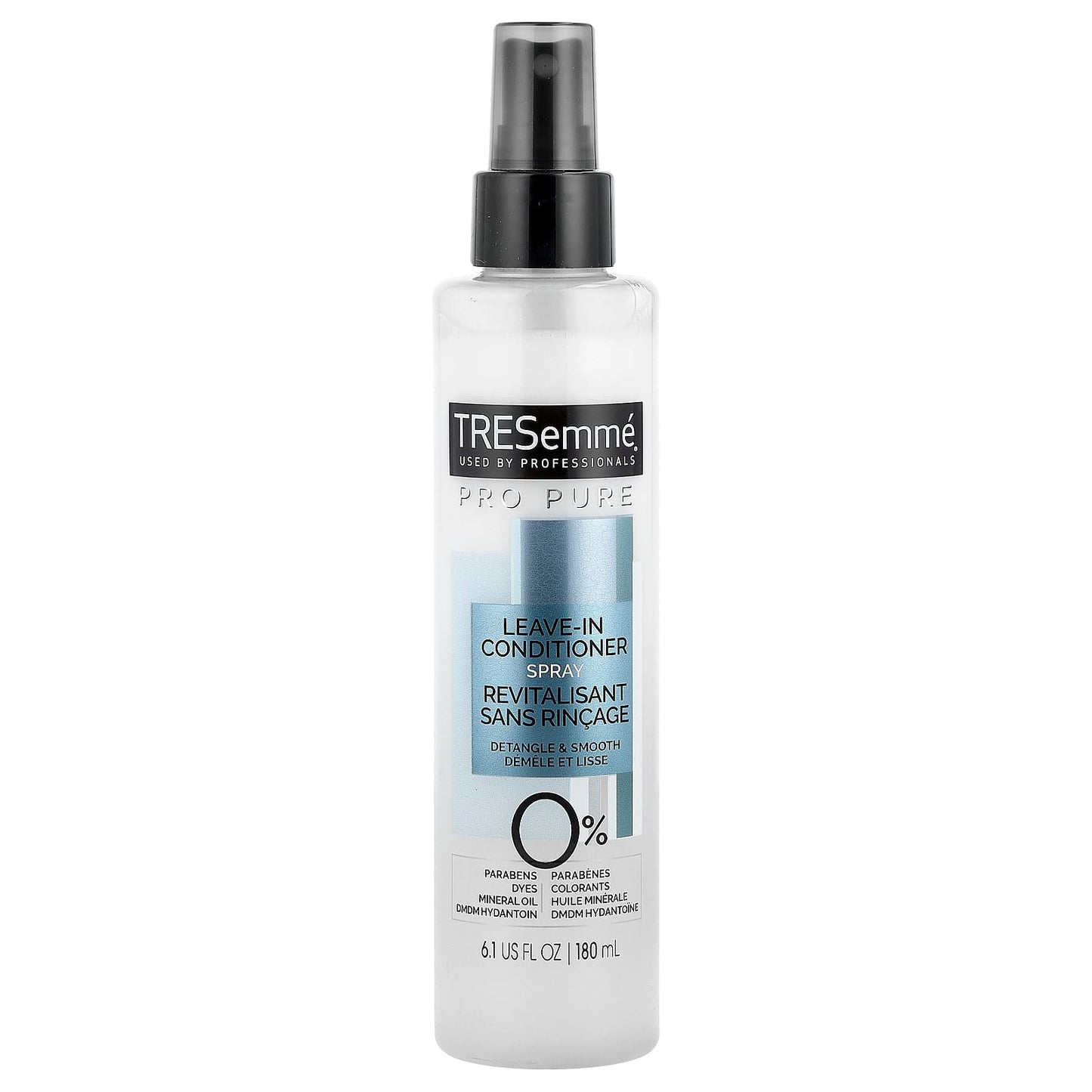 TRESemmé, Pro Pure, Leave-in Conditioner Spray, Detangle & Smooth, 6.1 fl oz (180 ml) - Image 1