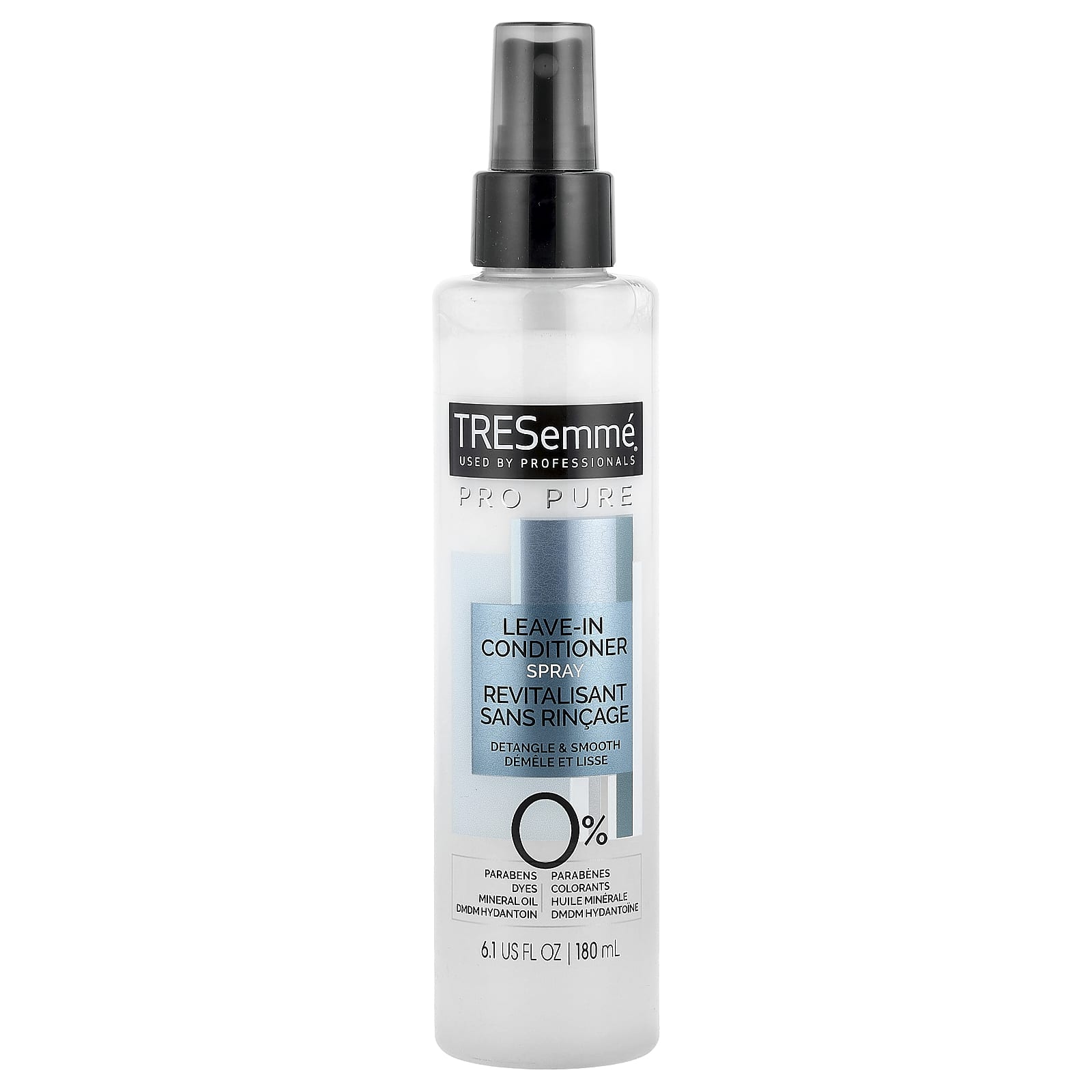 TRESemmé, Pro Pure, Leave-in Conditioner Spray, Detangle & Smooth, 6.1 fl oz (180 ml) - Image 1