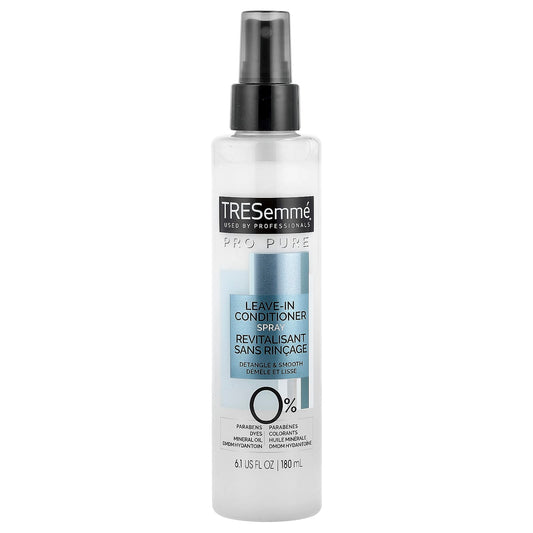 TRESemmé, Pro Pure, Leave-in Conditioner Spray, Detangle & Smooth, 6.1 fl oz (180 ml) - Image 1