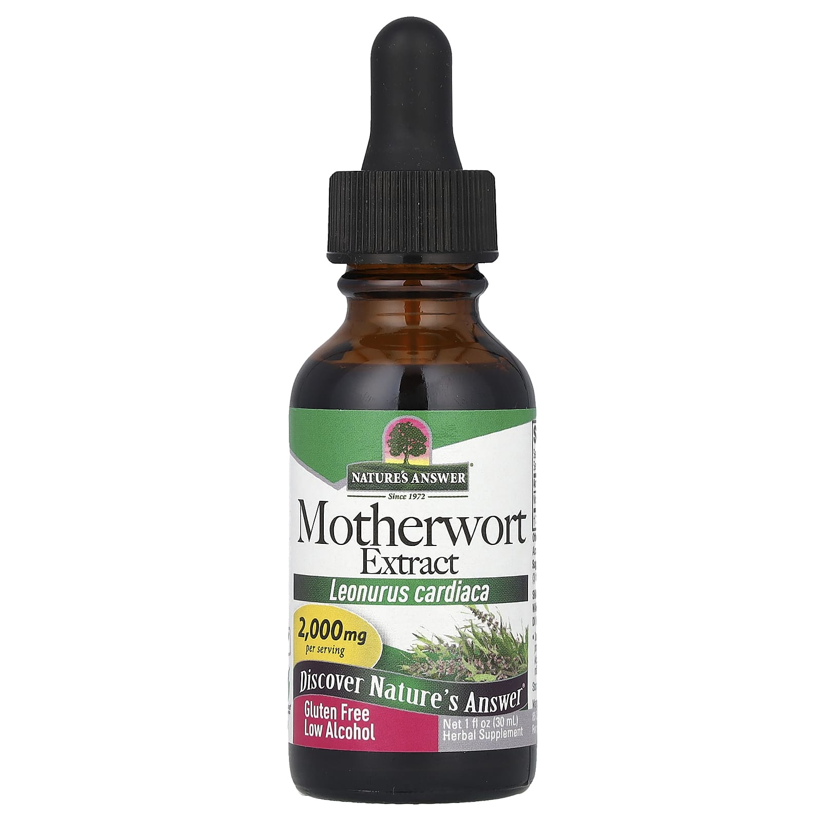 Nature's Answer, Motherwort Extract, 2,000 mg, 1 fl oz (30 ml) - Image 1