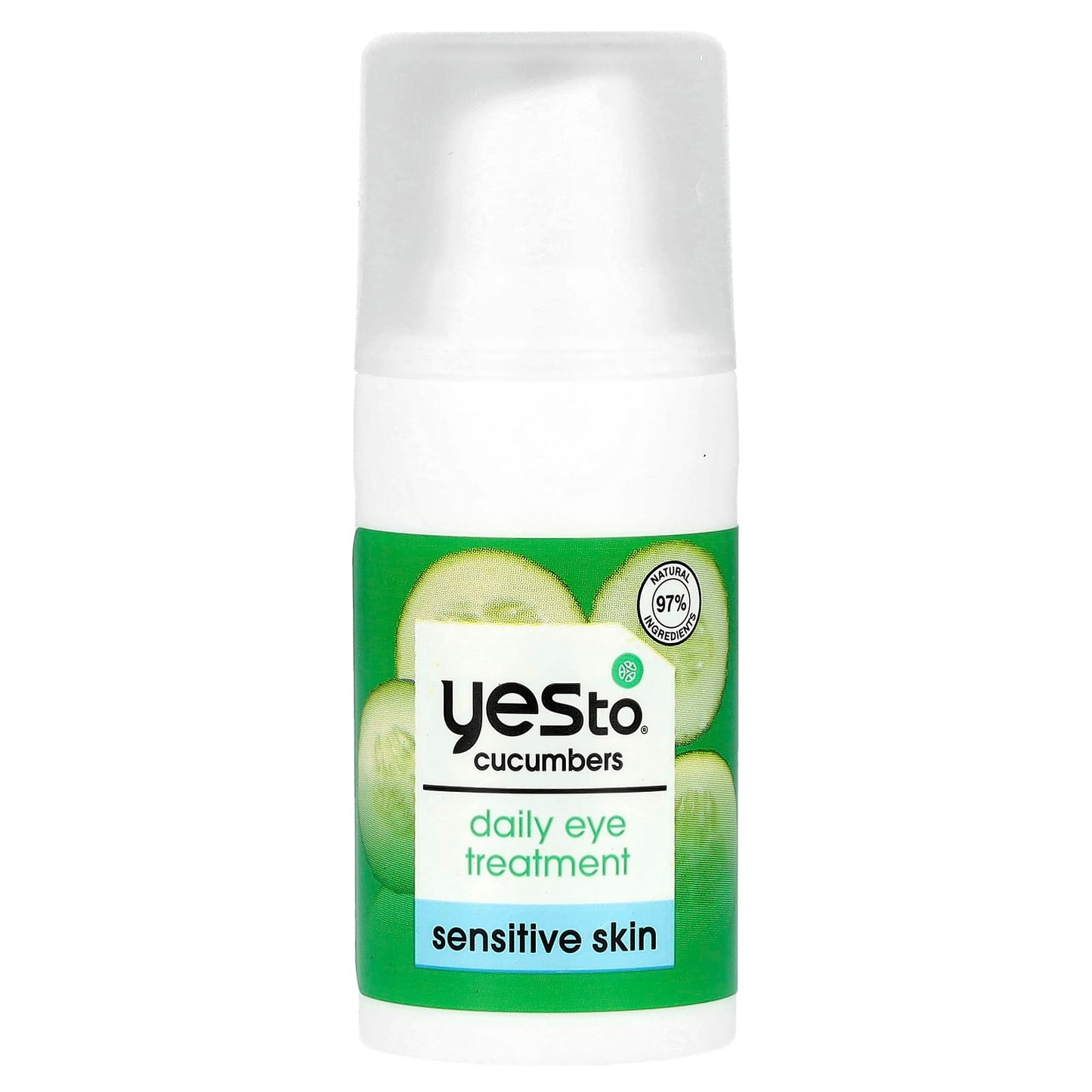 Yes To, Cucumbers, Daily Eye Treatment, Sensitive Skin, 0.5 fl oz (15 ml) - Image 1