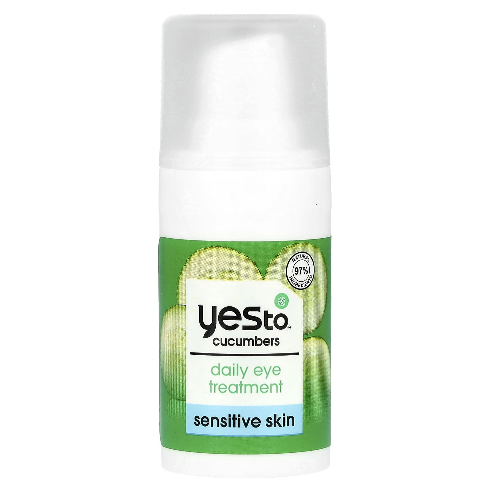 Yes To, Cucumbers, Daily Eye Treatment, Sensitive Skin, 0.5 fl oz (15 ml) - Image 1