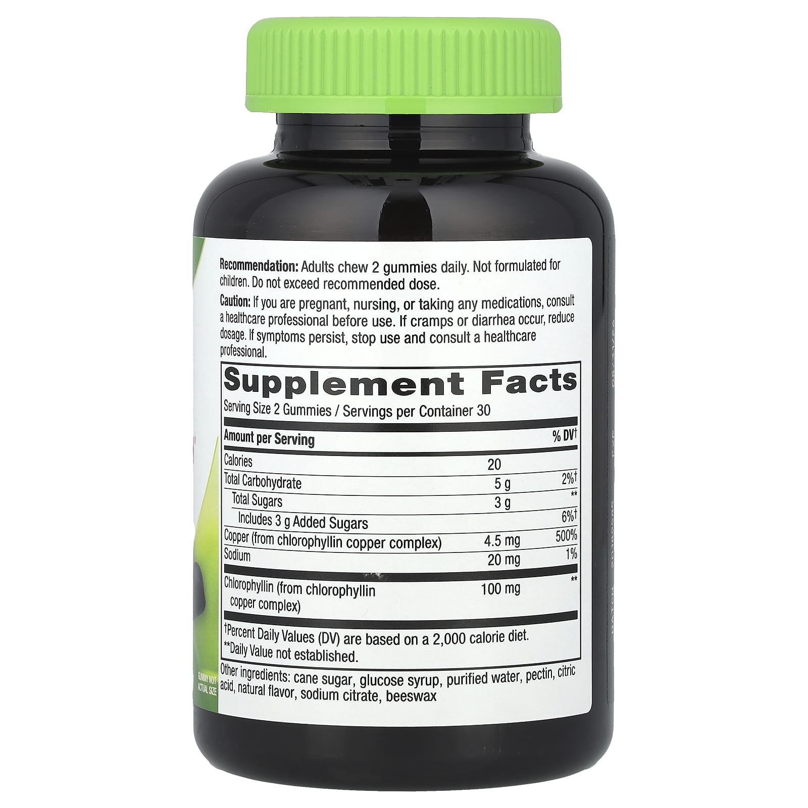 Nature's Way, Chlorofresh® Gummy, Orchard Fruit, 60 Gummies (50 mg per Gummy) - Image 2
