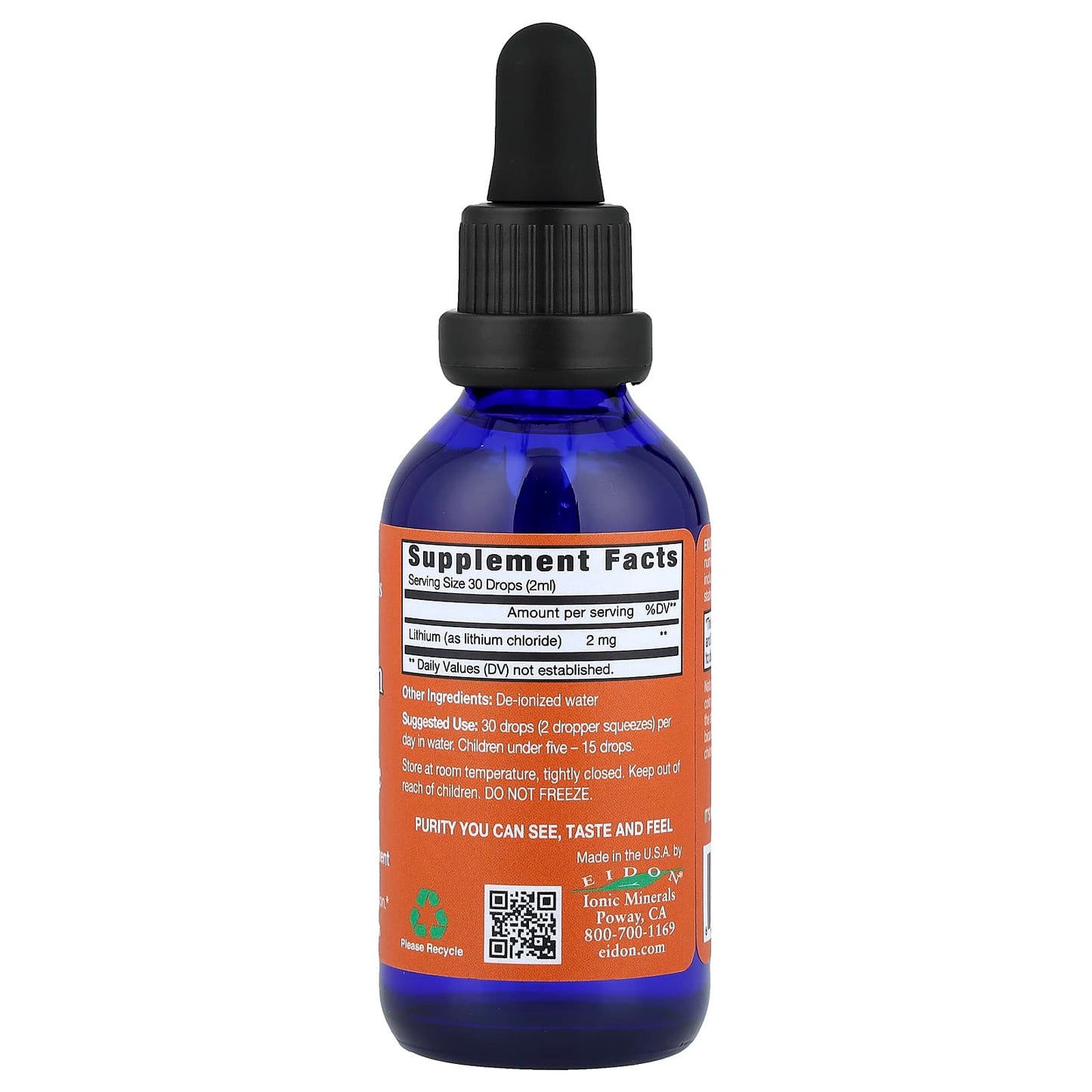 Lithium Liquid Concentrate | Supports Brain Health & Nerve Function - Image 2