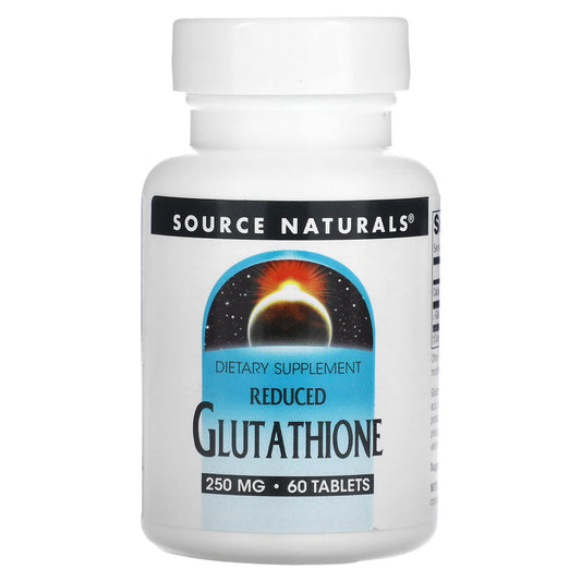 Source Naturals, Reduced Glutathione, 60 Tablets - Image 1