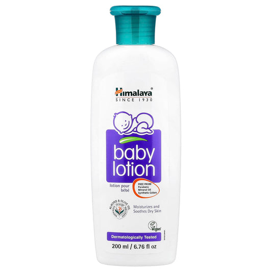 Himalaya Baby Lotion Almond Olive Oil 6.76 fl oz - Soothing & Moisturizing - Image 1