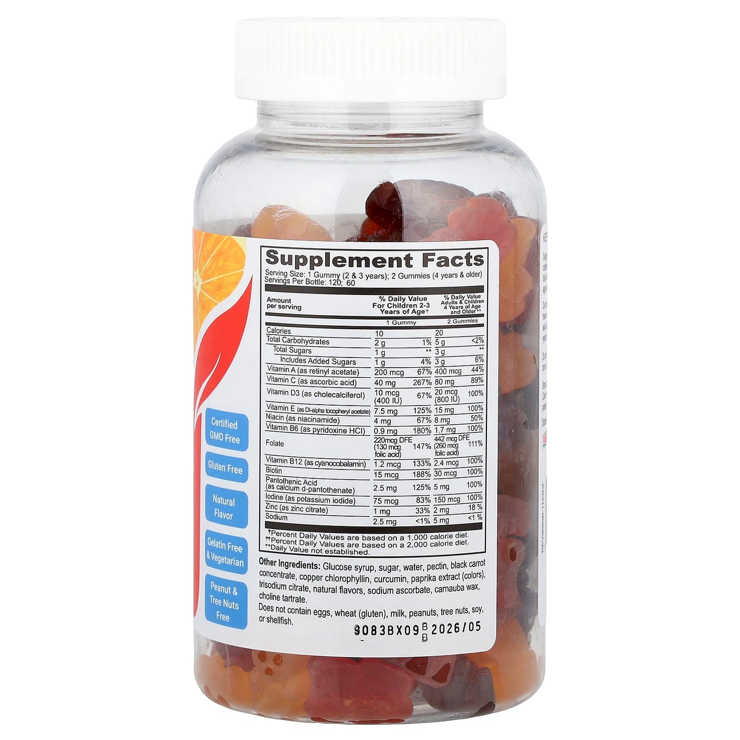 Kids Multivitamin Gummies | Doctor's Finest | 120 Pectin Chews - Image 2