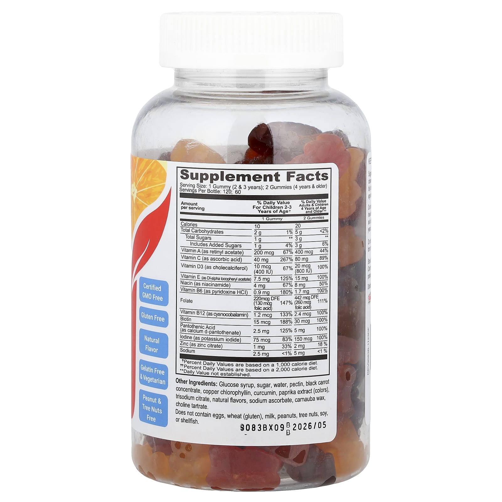 Kids Multivitamin Gummies | Doctor's Finest | 120 Pectin Chews - Image 2