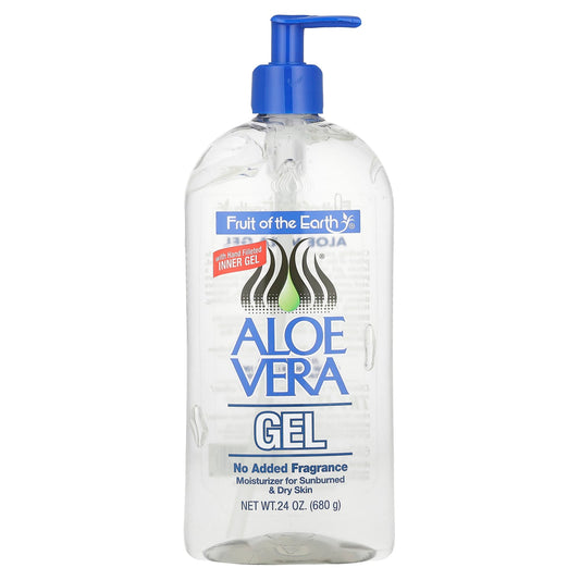 Aloe Vera Gel for Sunburn Relief & Moisturizing Skin, 24 oz - Image 1
