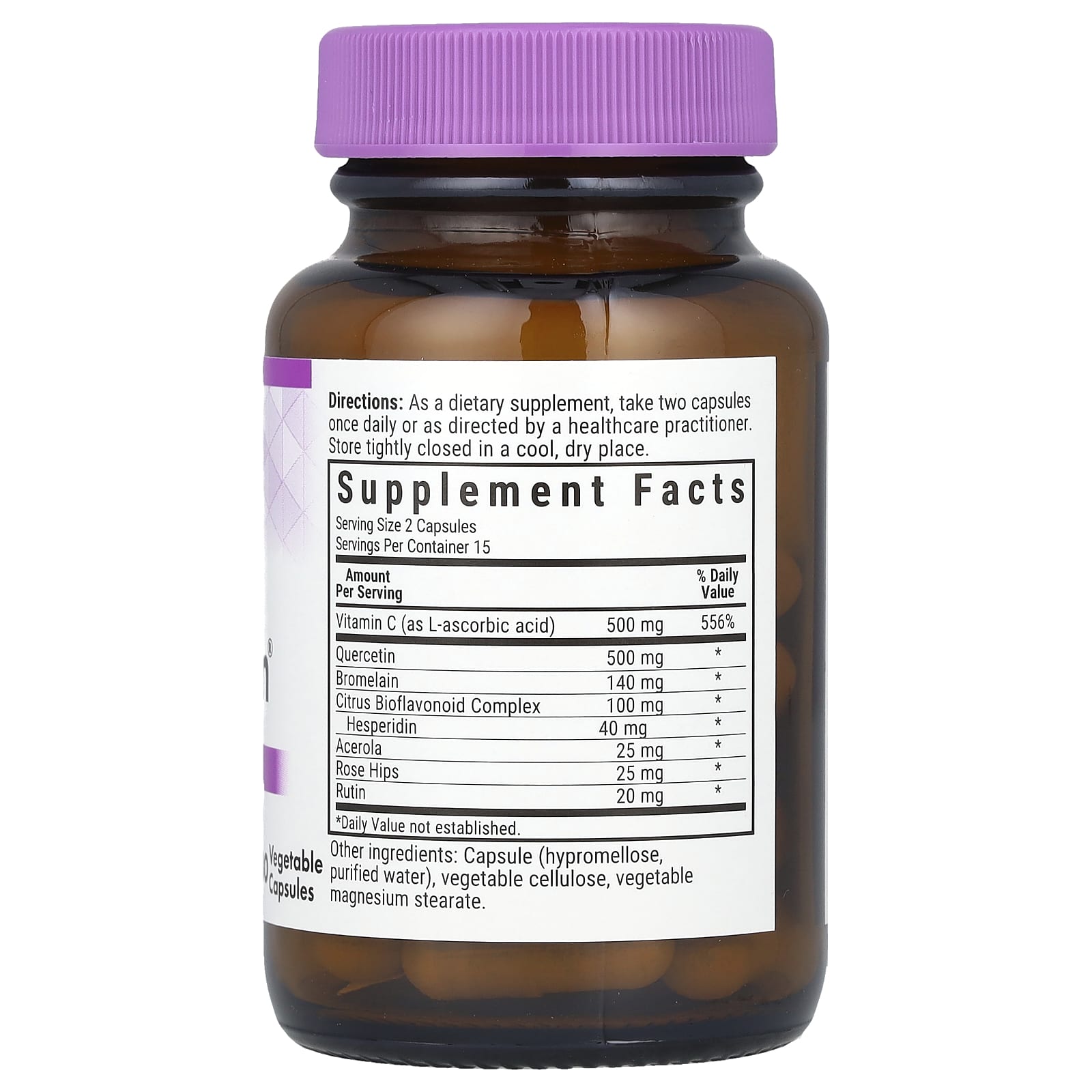 Bluebonnet Super Quercetin for Immune Health - 30 Capsules - Image 2