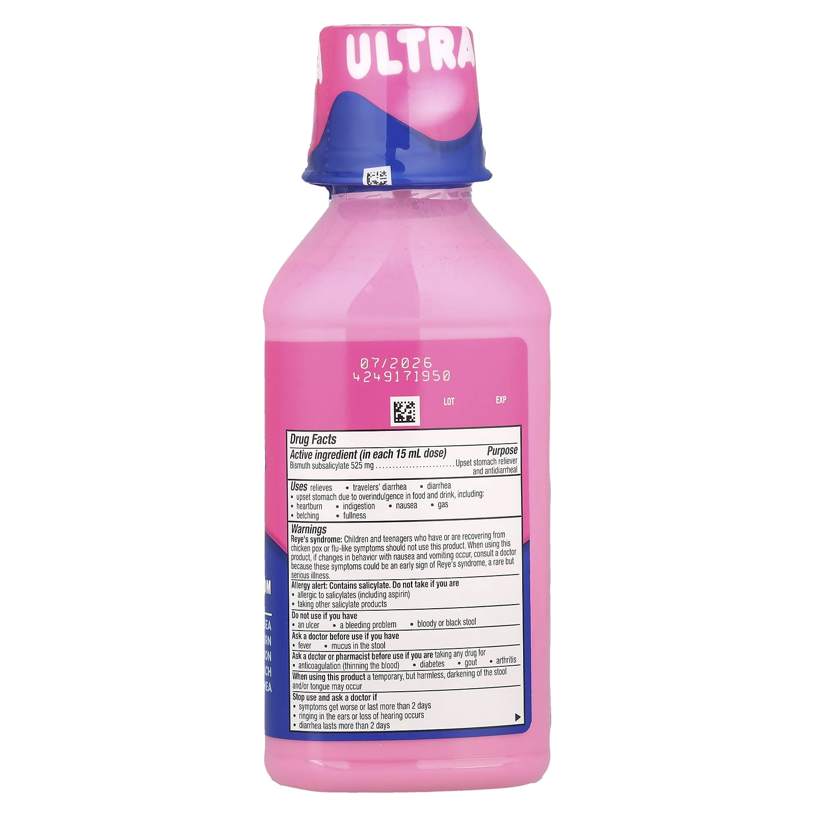 Pepto Bismol® Ultra, 12 fl oz (354 ml) - Image 2