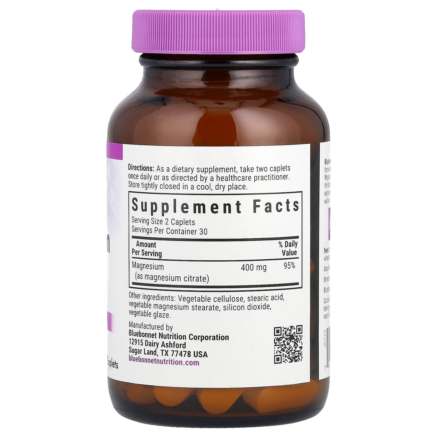 Magnesium Citrate 400mg - Stress Relief, Bone & Heart Health - Image 2