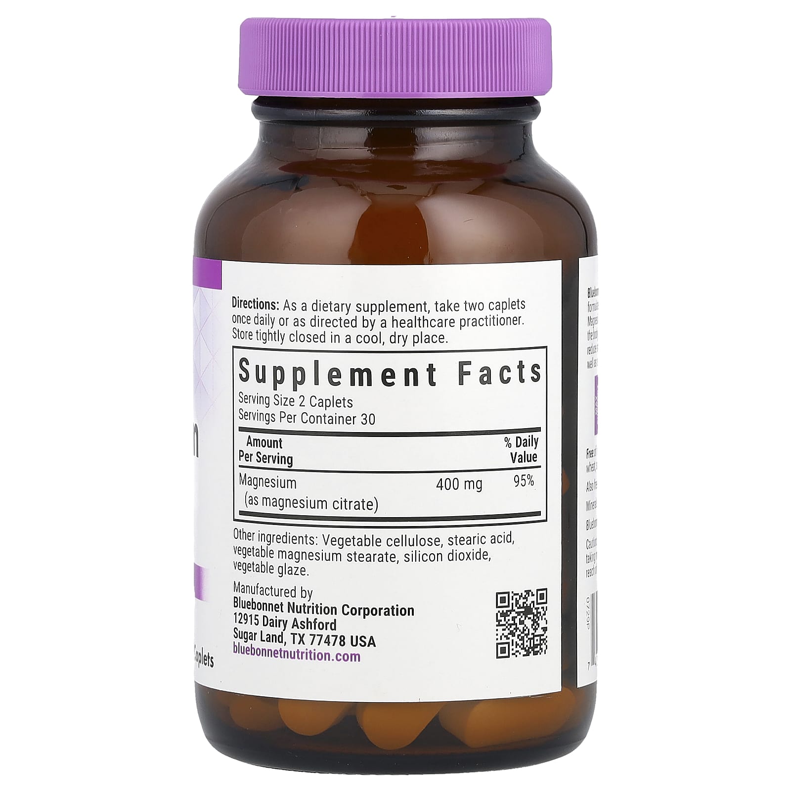 Magnesium Citrate 400mg - Stress Relief, Bone & Heart Health - Image 2