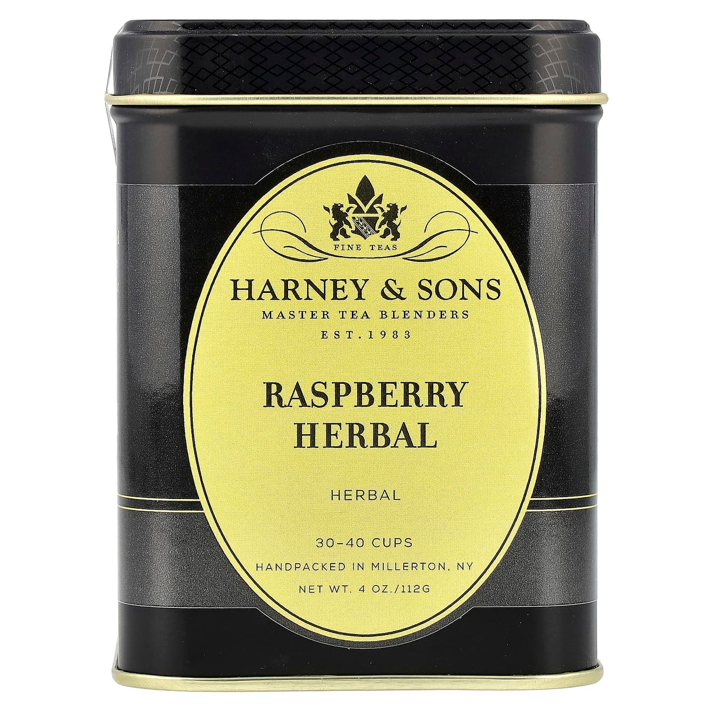 Harney & Sons Raspberry Tea, Caffeine Free, 4 oz (112g) - Image 1
