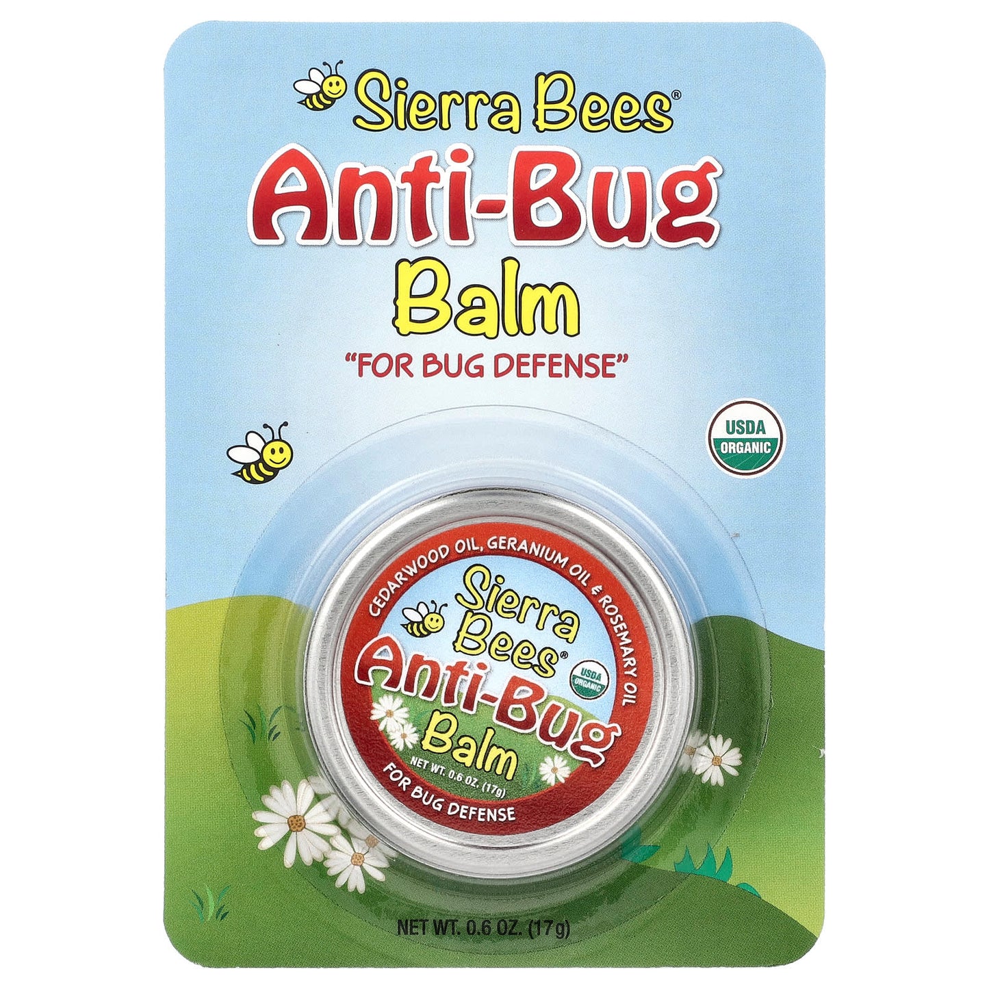 Organic Anti-Bug Balm for Outdoor Protection, 0.6 oz - Image 2