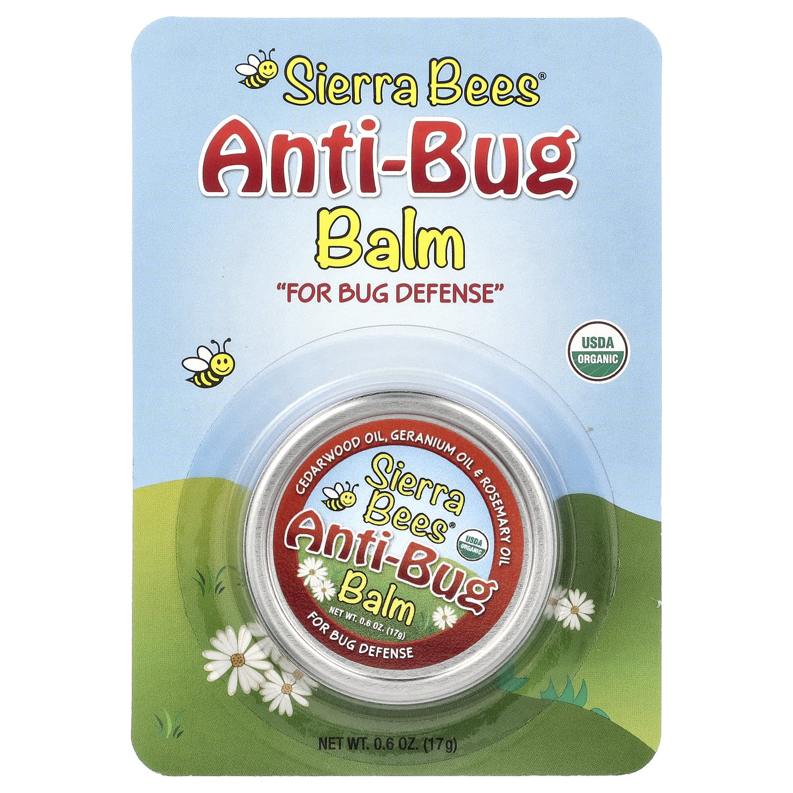 Organic Anti-Bug Balm for Outdoor Protection, 0.6 oz - Image 2