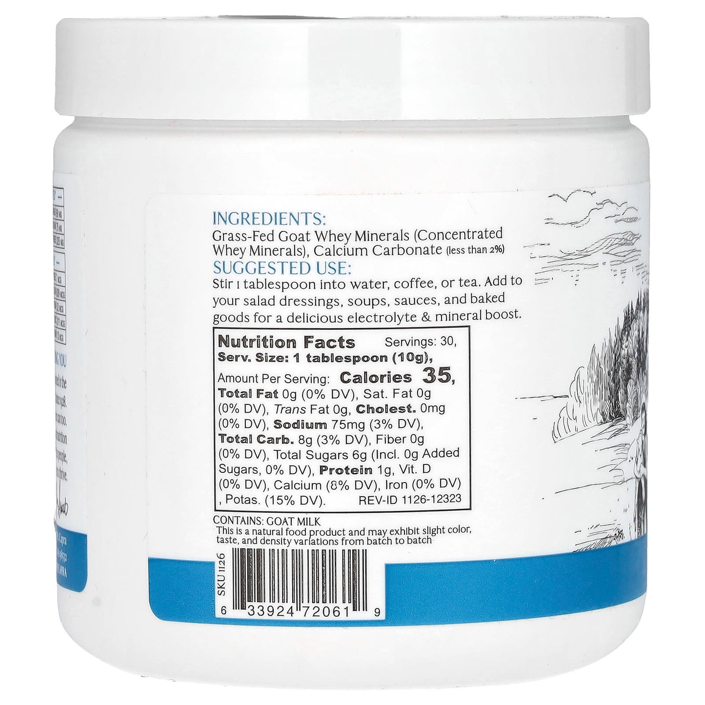 Mt. Capra, Clean Electrolytes + Trace Minerals, 10.6 oz (300 g) - Image 2