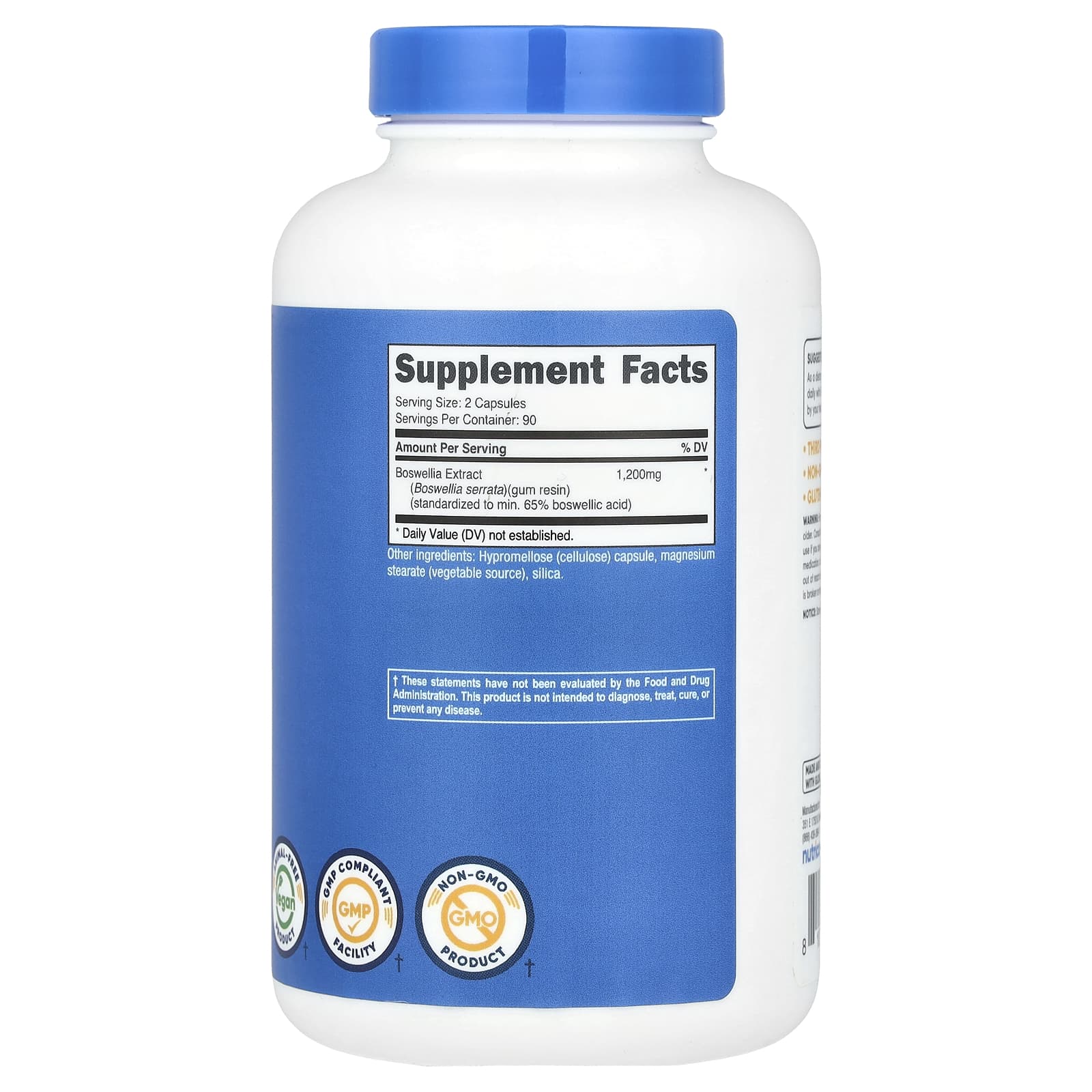 Nutricost, Boswellia Extract, 180 Capsules (600 mg per Capsule) - Image 2