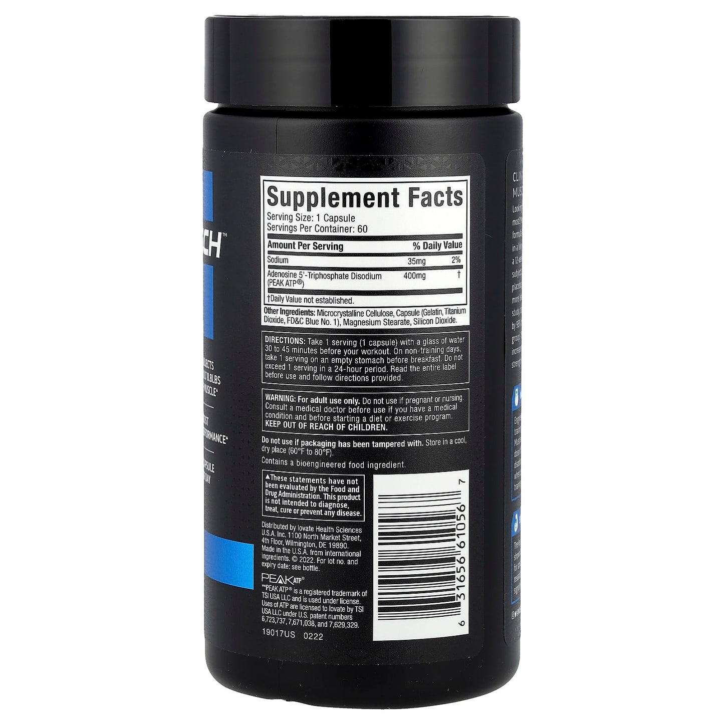 MuscleTech, Platinum Muscle Builder, 400 mg, 60 Rapid-Release Capsules - Image 2