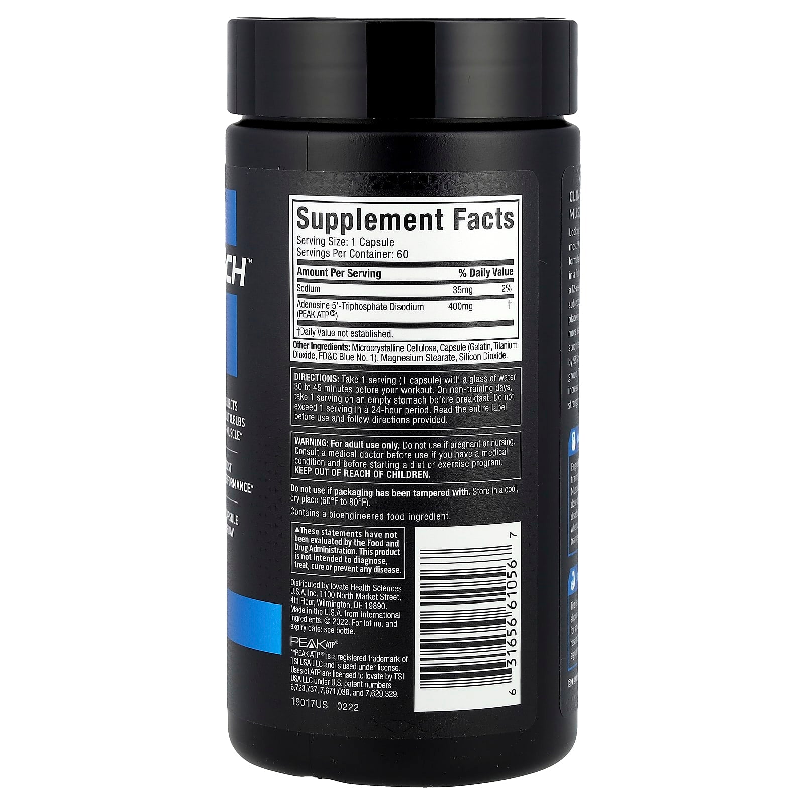 MuscleTech, Platinum Muscle Builder, 400 mg, 60 Rapid-Release Capsules - Image 2