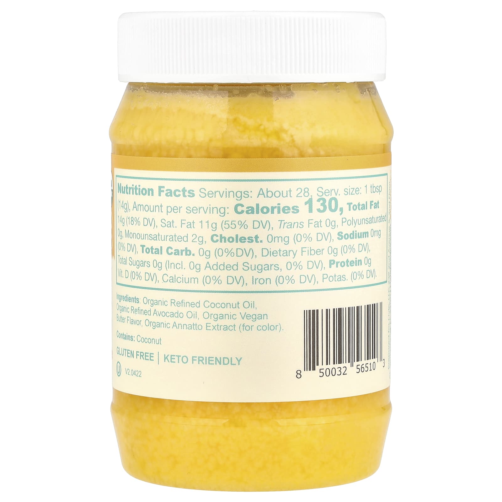 Livlo, Organic Vegan GHEE, 14 oz (392 g) - Image 2