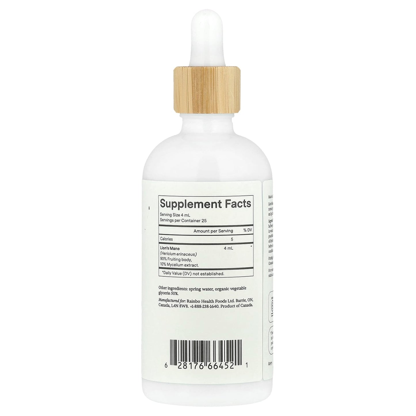 Rainbo, Lion's Mane, Alcohol-Free, 3.4 fl oz (100 ml) - Image 2