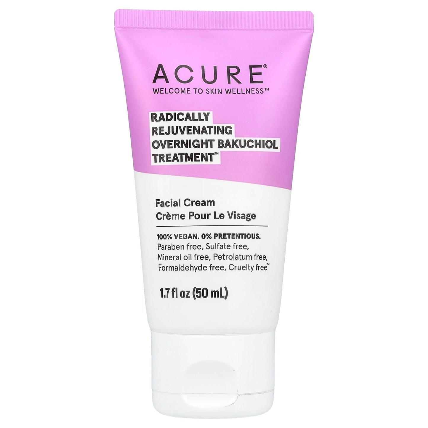 Bakuchiol Facial Cream for Overnight Rejuvenation | Acure - Image 1