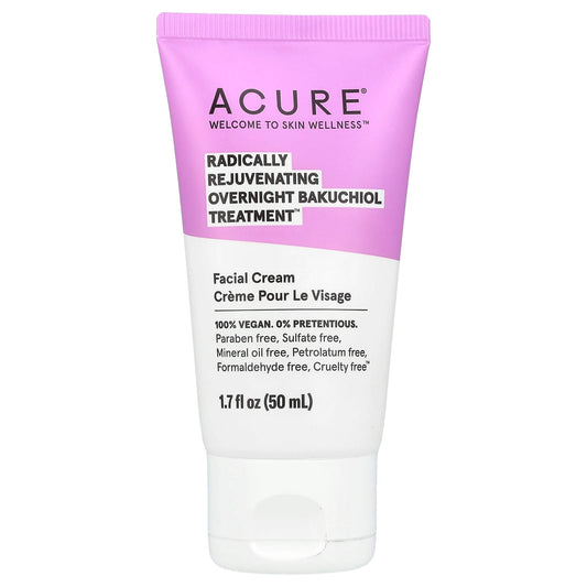 Bakuchiol Facial Cream for Overnight Rejuvenation | Acure - Image 1