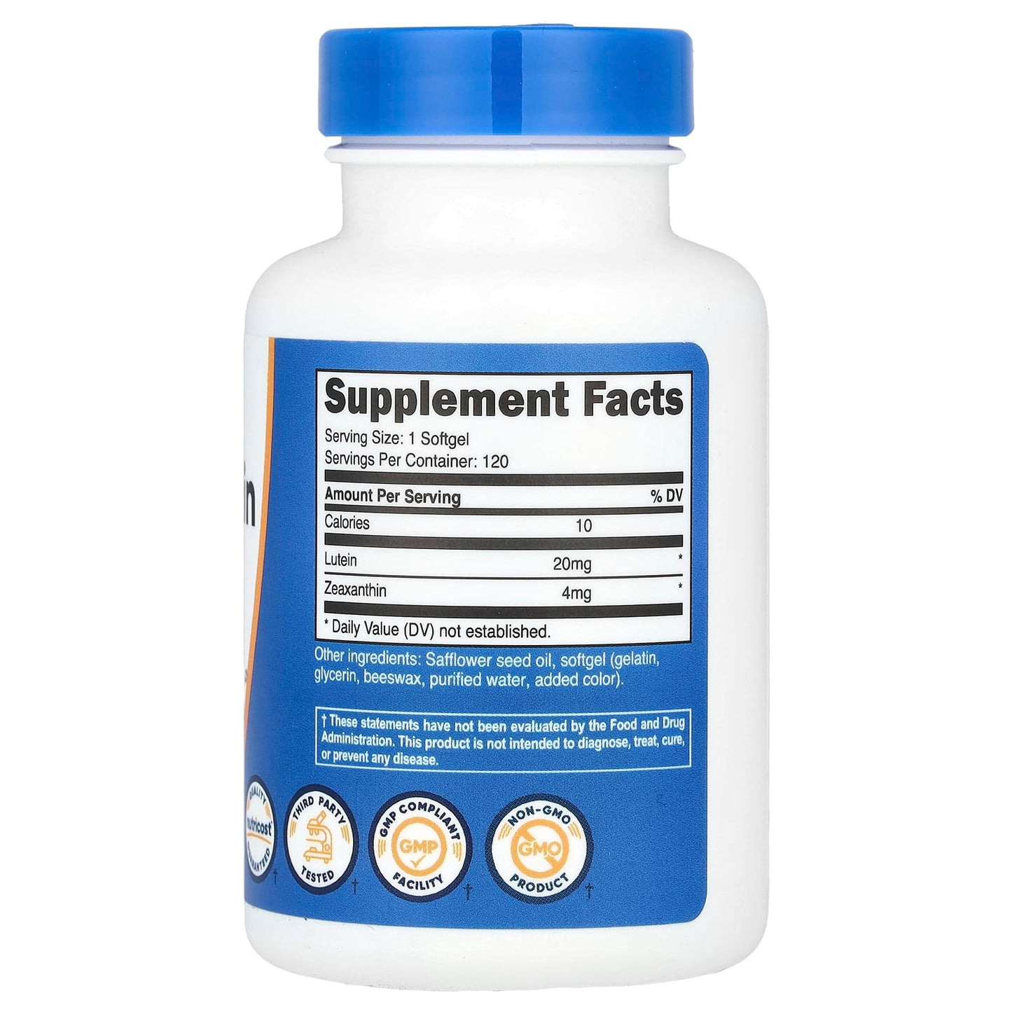 Nutricost, Zeaxanthin with Lutein, 120 Softgels - Image 2