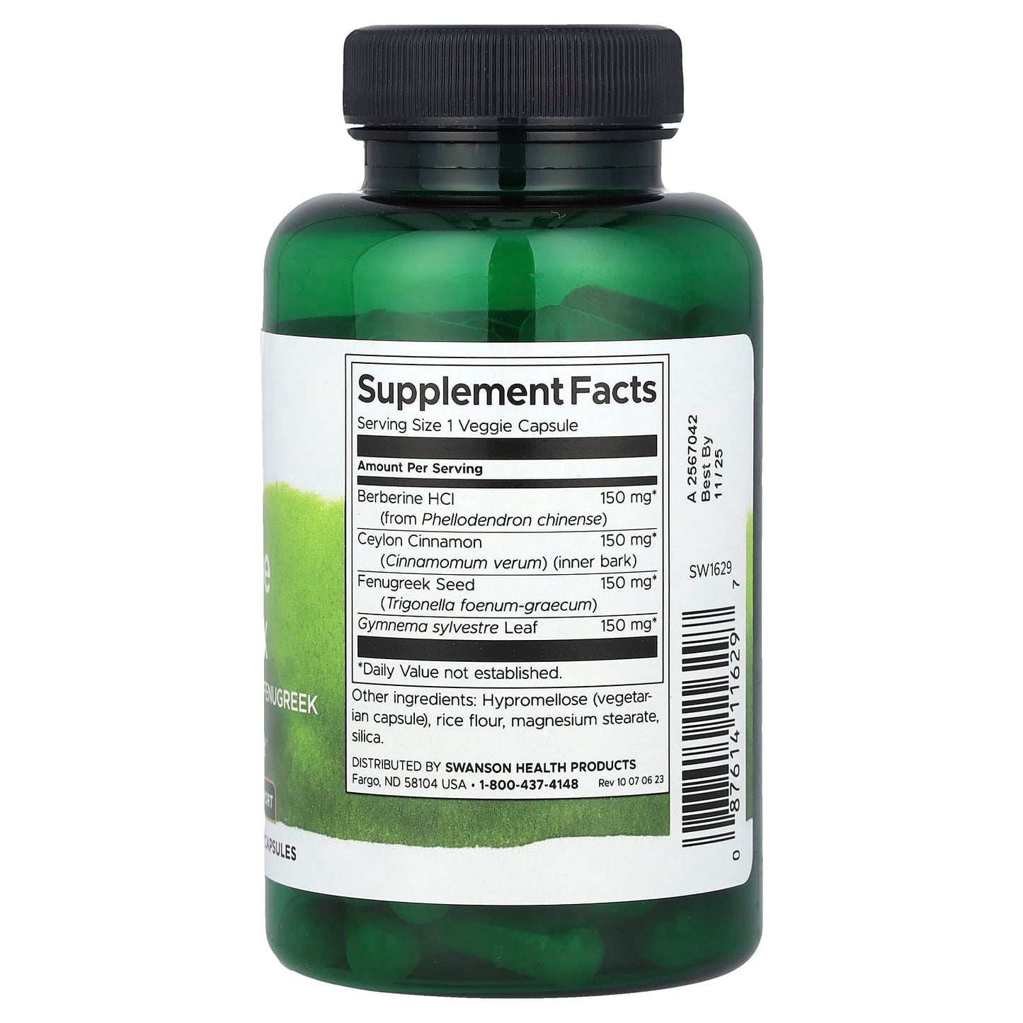 Swanson, Berberine Complex, 90 Veggie Capsules - Image 2