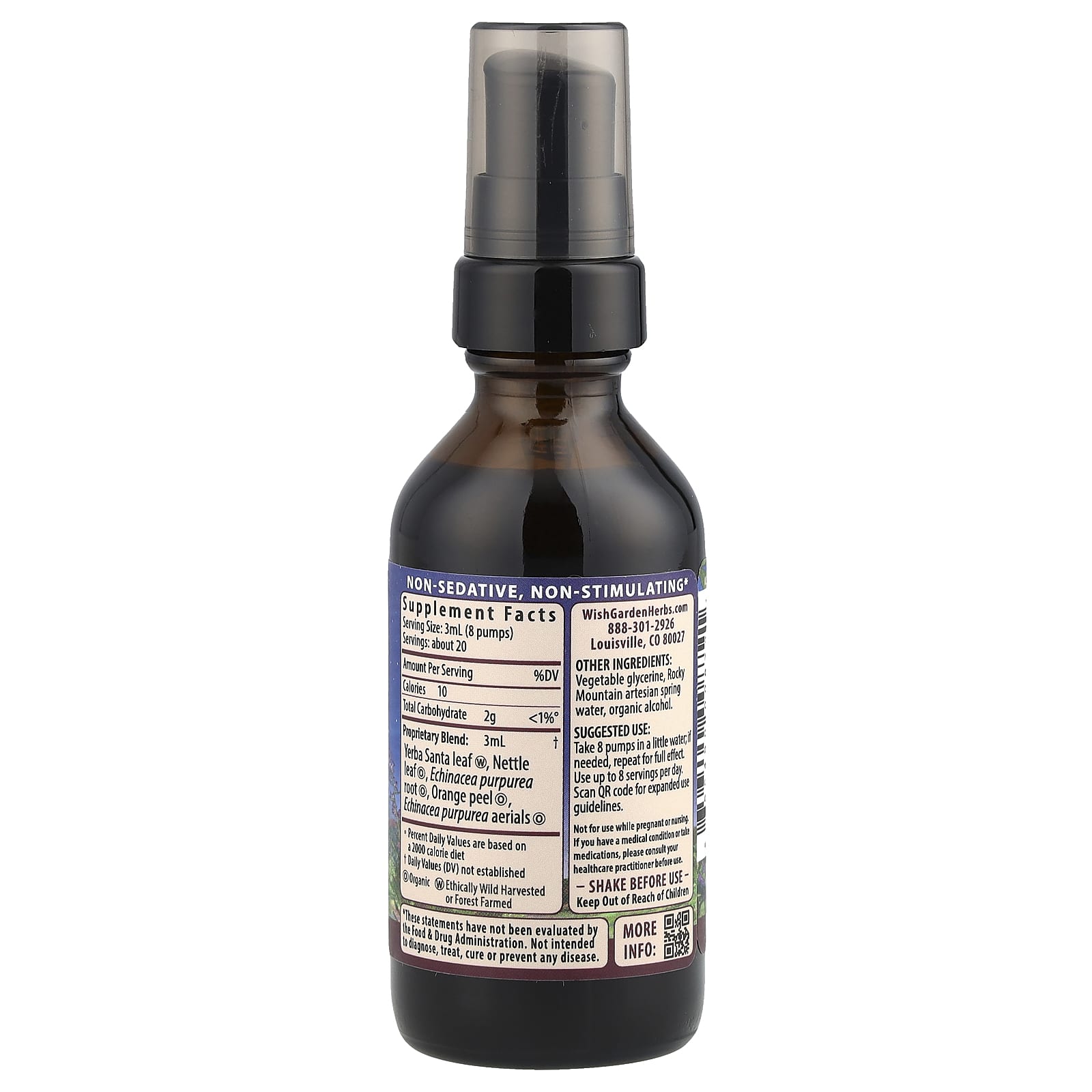 WishGarden Herbs, Kick-Ass™ Allergy, Seasonal Rescue, 2 fl oz (59 ml) - Image 2