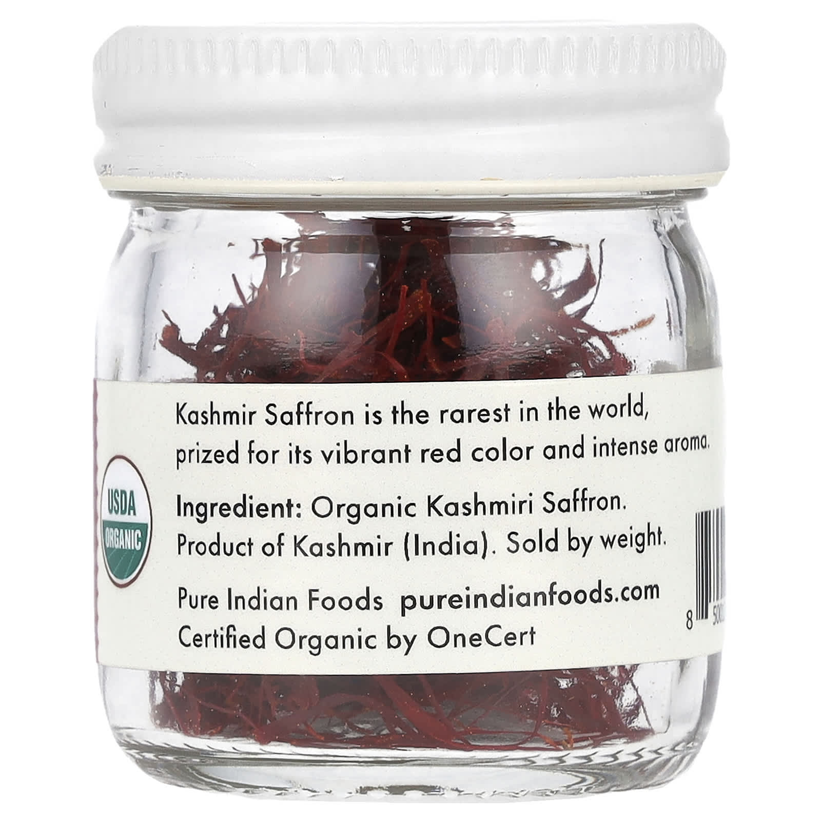 Pure Indian Foods, Organic Kashmiri Saffron, 2 g - Image 2