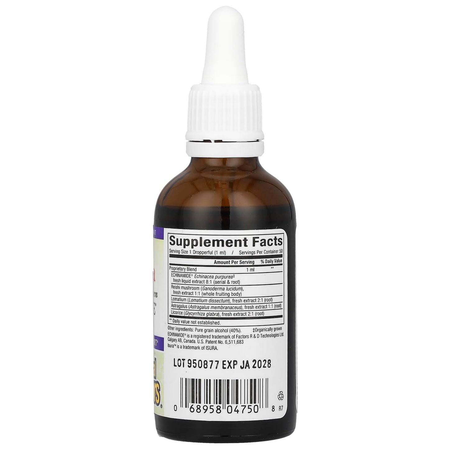 Natural Factors, Anti-V Formula, with Clinically Proven Echinamide®, 1.7 fl oz ( 50 ml) - Image 2
