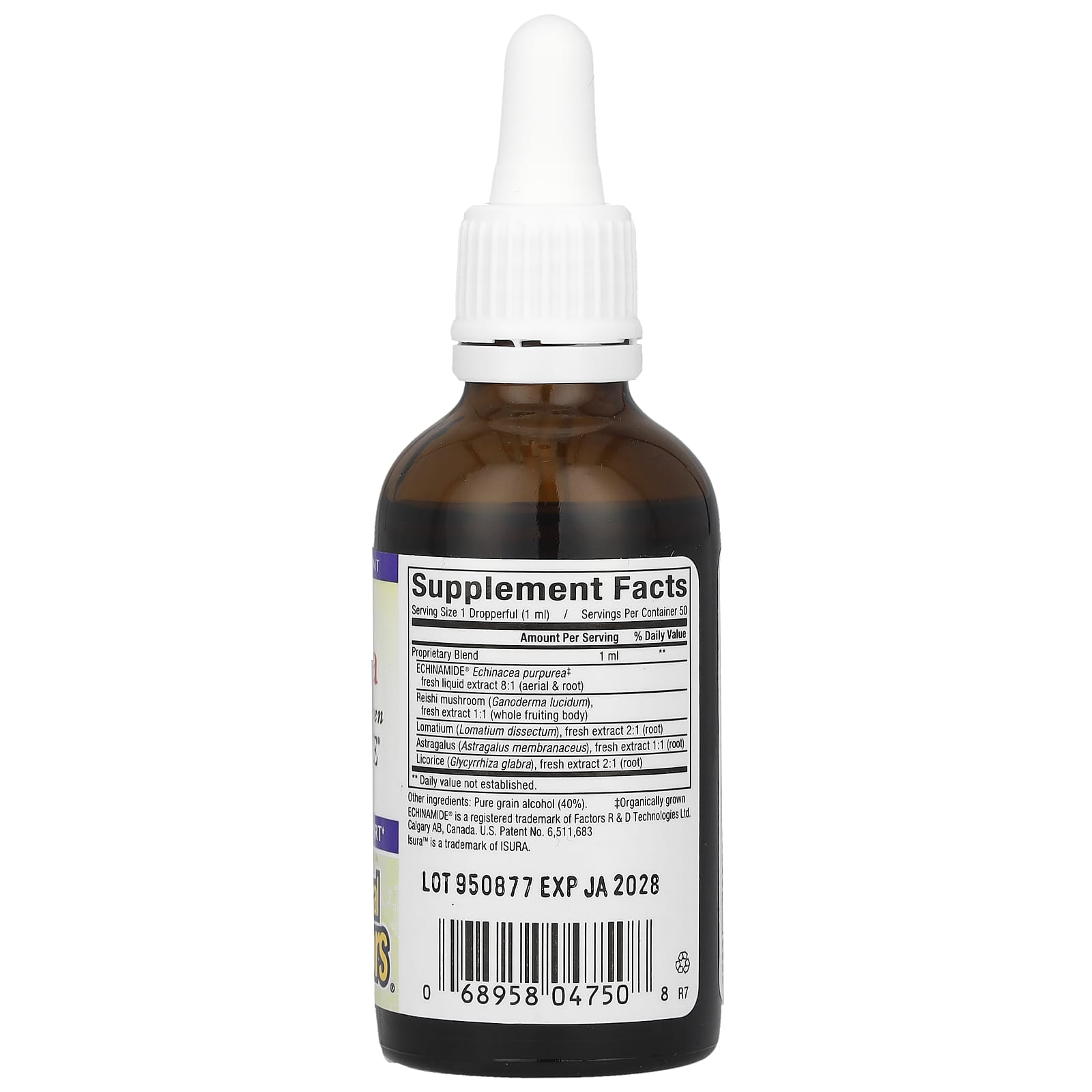 Natural Factors, Anti-V Formula, with Clinically Proven Echinamide®, 1.7 fl oz ( 50 ml) - Image 2