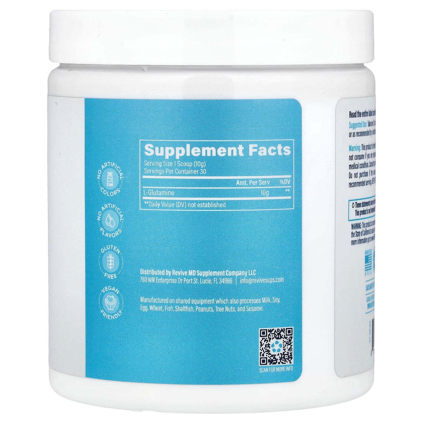 Revive, Glutamine , 10.58 oz (300 g) - Image 2